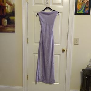 Shein Women's  Lilac Solid Tube Maxi Dress Size M
